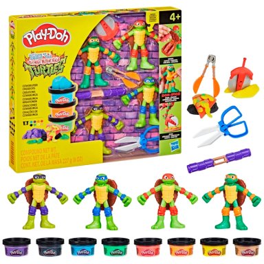SET DE MASA MOLDEABLE PLAY-DOH TEENAGE MUTANT NINJA TURTLES