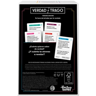 JUEGO DE MESA HASBRO GAMES VERDAD O TRAGO (3.ª EDICIÓN) - 4