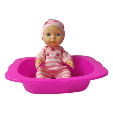 MUÑECA BOSTECITOS 12 MANOS VINIL CON BAÑERA - 2