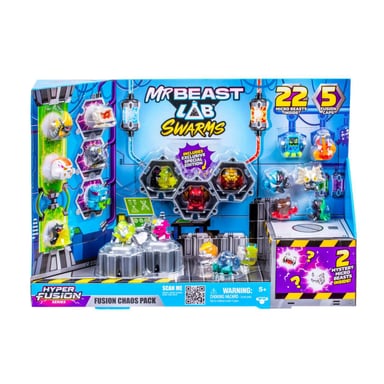 SET JUEGOS MR. BEAST LAB SWARMS S3 FUSION CHAOS PACK - 2