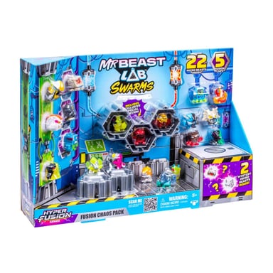 SET JUEGOS MR. BEAST LAB SWARMS S3 FUSION CHAOS PACK - 8