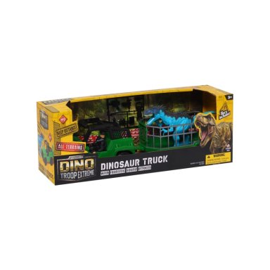 SET DE DINOSAURIO HAPPY LINE CON AUTO FIGURA Y ACCESORIOS - 1