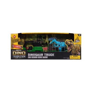 SET DE DINOSAURIO HAPPY LINE CON AUTO FIGURA Y ACCESORIOS - 2