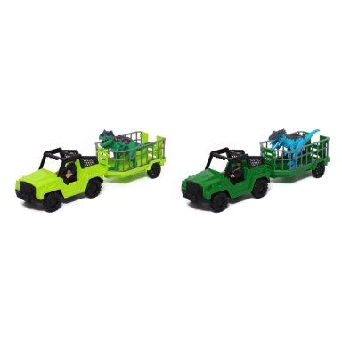 SET DE DINOSAURIO HAPPY LINE CON AUTO FIGURA Y ACCESORIOS - 5