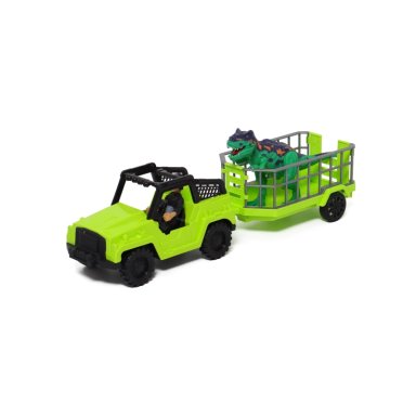 SET DE DINOSAURIO HAPPY LINE CON AUTO FIGURA Y ACCESORIOS - 8