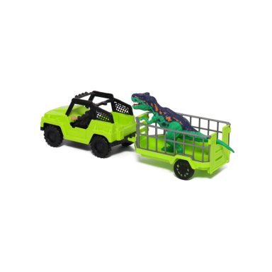 SET DE DINOSAURIO HAPPY LINE CON AUTO FIGURA Y ACCESORIOS - 9