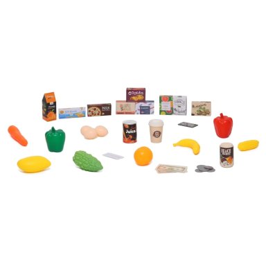 SET SUPERMARKET L&S W/ SHOPPING HAPPY LINE CARRITO ACCESORIOS 48 PIEZAS - 5