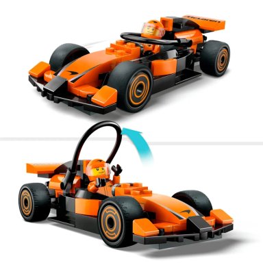 BLOQUES DE CONSTRUCCIÓN LEGO PILOTO DE F1 FORMULA 1 CON COCHE DE CARRERAS MC 60442 86 PIEZAS - 2