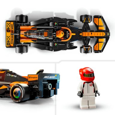 BLOQUES CONSTRUCCIÓN LEGO COCHE DE CARRERAS MCLAREN 269 PIEZAS FORMULA 1 - 2