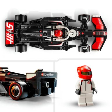 BLOQUES CONSTRUCCIÓN LEGO COCHE DE CARRERAS MONEYGRAM HAAS 242 PIEZAS F1 FORMULA 1 TEAM VF- 77250 - 3