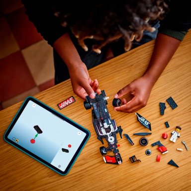 BLOQUES CONSTRUCCIÓN LEGO COCHE DE CARRERAS MONEYGRAM HAAS 242 PIEZAS F1 FORMULA 1 TEAM VF- 77250 - 6