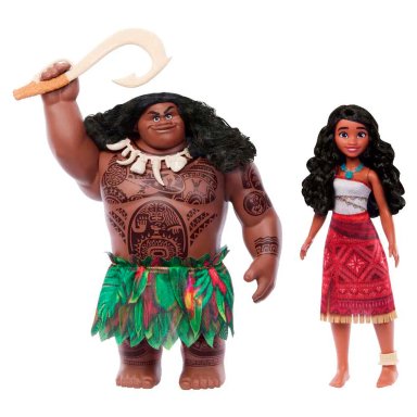 MOANA 2  MUÑECOS MOANA Y MAUI - 2