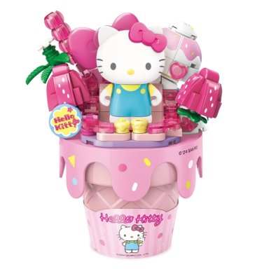 BLOQUES DE CONSTRUCCIÓN HELLO KITTY STRAWBERRY CRISPY CONE HELLO KITTY - 1