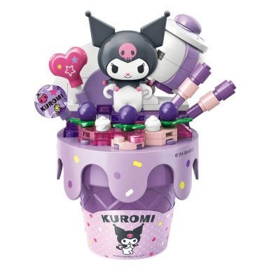 BLOQUES DE CONSTRUCCIÓN HELLO KITTY GRAPE CRISP CONES - KUROMI - 1