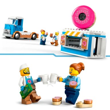 BLOQUES CONSTRUCCIÓN LEGO CAMIÓN DONAS 60452 - 2
