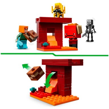 BLOQUES CONSTRUCCIÓN LEGO BATALLA THE NETHER LAVA - 3
