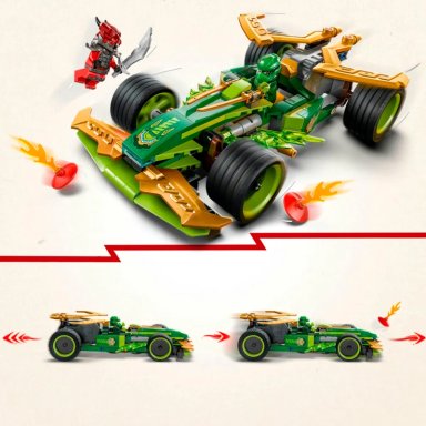 BLOQUES CONSTRUCCIÓN LEGO COCHE CARRERAS CON RETROCESO LLOYD 71828 - 2