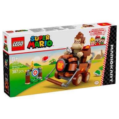 BLOQUES CONSTRUCCIÓN LEGO MARIO KART DONKEY KONG Y DK JUMBO 72033 - 1