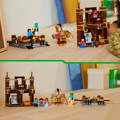 BLOQUES CONSTRUCCIÓN LEGO EL RING COMBATE LA MANSIÓN DEL BOSQUE 21272 - 2