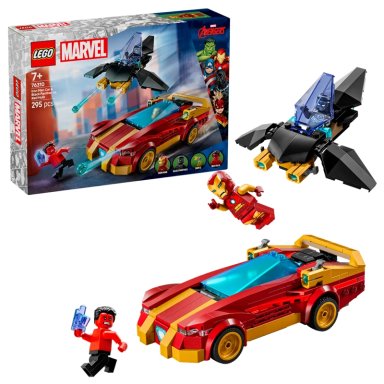 BLOQUES CONSTRUCCIÓN LEGO COCHE IRON MAN Y PANTERA NEGRA CONTRA HUL 76310 - 2