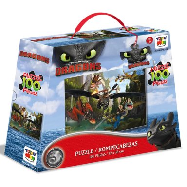 ROMPECABEZAS 100 PZ DRAGONS - 1