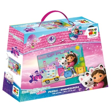 ROMPECABEZAS 100 PZ GABBY S DOLL HOUSE - 1