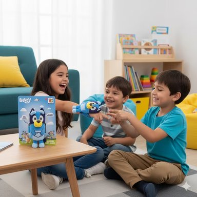 PELUCHE SLAP-BUDDY 20 CM BLUEY - 5