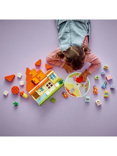 10459 CASA FAMILIAR DE BLUEY CON JUEGO DE MEMORIA