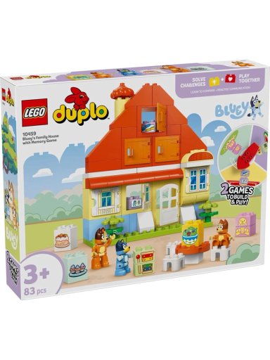 10459 CASA FAMILIAR DE BLUEY CON JUEGO DE MEMORIA - 2
