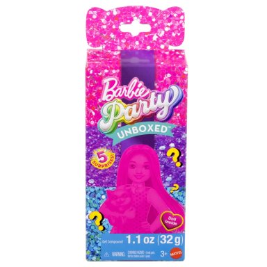 BARBIE PARTY UNBOXED MUÑECA CHELSEA FIESTA GLAMOUR SORPRESA - 1