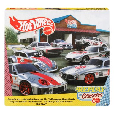 HOT WHEELS VEHÍCULO MATTEL 80 ANIVERSARIO PAQUETE DE 7