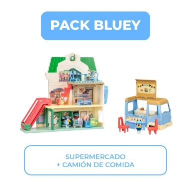 PACK BLUEY: SUPERMERCADO + CAMION DE COMIDA - 2