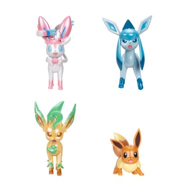 SET DE 4 FIGURAS EVOLUCION EEVEE - 1