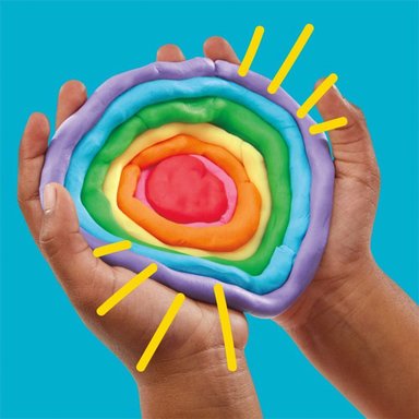 MASAS Y PLASTILINAS PLAY DOH 50 PACK COLORES DEL ARCOÍRIS - 3