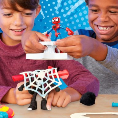 MASAS Y PLASTILINAS PLAY DOH MARVEL SPIDER-MAN LANZA Y ATRAPA - 8