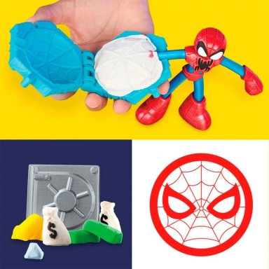 MASAS Y PLASTILINAS PLAY DOH MARVEL SPIDER-MAN LANZA Y ATRAPA - 10