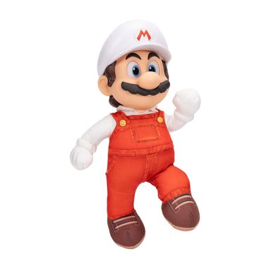PELUCHE SUPER MARIO GALAXY MARIO CON CABEZA PLÁSTICA 36 CM - 4