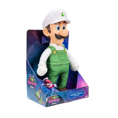 PELUCHE SUPER MARIO GALAXY LUIGI CON CABEZA PLÁSTICA 37 CM - 2