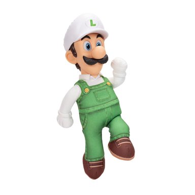 PELUCHE SUPER MARIO GALAXY LUIGI CON CABEZA PLÁSTICA 37 CM - 4
