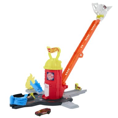 PISTA ESTACIÓN DE BOMBEROS HOT WHEELS SUPER - 2