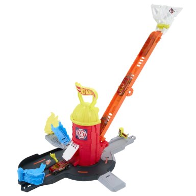 PISTA ESTACIÓN DE BOMBEROS HOT WHEELS SUPER - 5