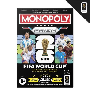 JUEGO DE MESA MONOPOLY PANINI PRIZM CARTAS COLECCIONABLES COPA MUNDIAL DE LA FIFA - 2