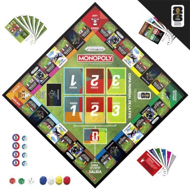 FIFA JUEGO DE MESA MONOPOLY PANINI PRIZM COPA MUNDIAL DE LA FIFA - 8
