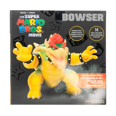BOWSER EFECTO DE FUEGO Y LUZ 18 CM NINTENDO - 2