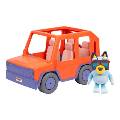 VEHÍCULO GRANDE 44CM CON PELUCHE BLUEY - 3
