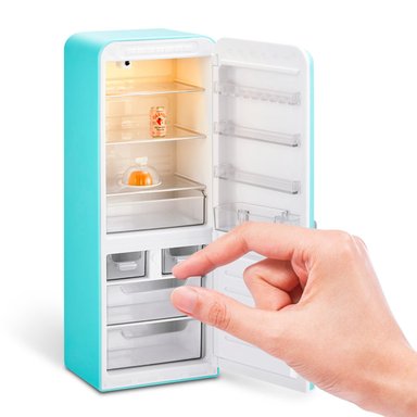 REFRIGERADORA CON LUZ MINI BRANDS  - 2