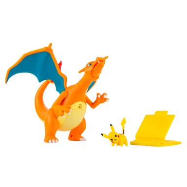 PACK X2 FIGURAS DE ACCIÓN POKEMON DE LUJO CHARIZARD Y PIKACHU - 4