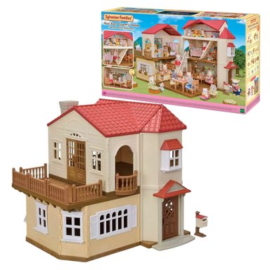 FIGURA COLECCIONABLE SYLVANIAN FAMILIES CASA DE CAMPO CON LUCES Y ATICO SECRETO - 3