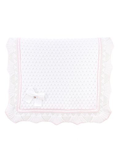 MANTA FORRO ALGODÓN BABY CLUB CHIC BLANCO COLCHA PARAISO
