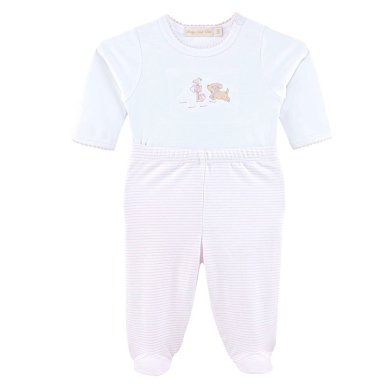 CONJUNTO ALGODÓN NIÑA BABY CLUB CHIC BLANCO MY LITTLE SUNSHINE PINK